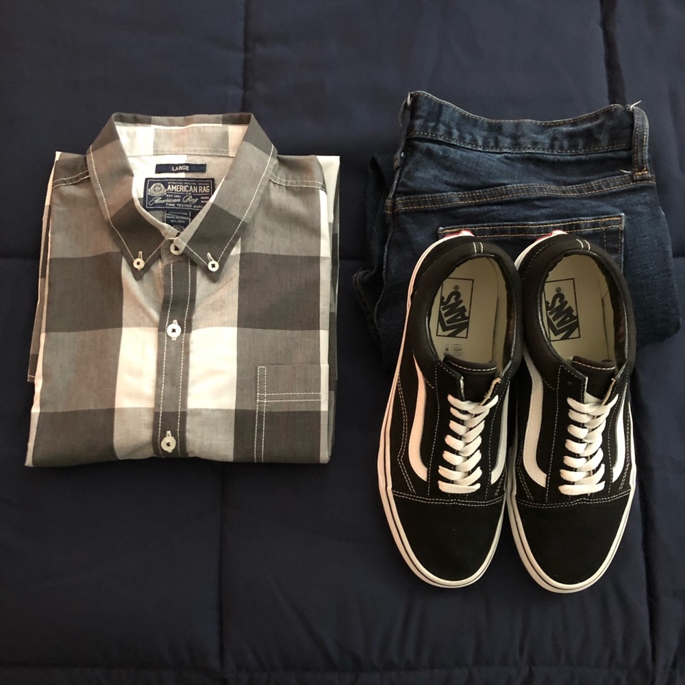 American Rag - Large- Button-Down - image 1